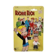 VINTAGE 1981 RICHIE RICH COMIC REGGIE VAN DOUGH NEW ON CARD FIGURE DIMENSIONS