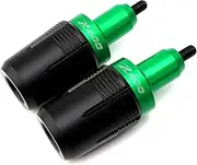 Motorbike Frame Slider Falling Protection for Kawasaki NINJA400 2018-2023 Motorcycle NO Cut Frame Sliders Falling Crash Protector Guards Crash Sliders (Color : Green b)