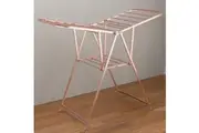 Clothes Airer A Frame All Aluminum Clothesline 19 Rails - 13m Rose Gold