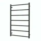 RADIANT NON-Heated Towel Rail/Rack ROUND Bar BLACK - 700 x 1130mm