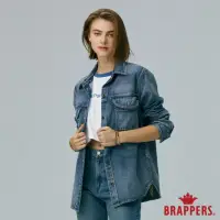在飛比找momo購物網優惠-【BRAPPERS】女款 全棉牛仔襯衫外套(深藍)