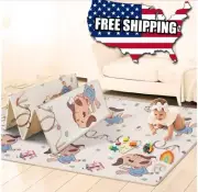 Baby Play Mat/ Foldable and Waterproof/Reversible and Versatile 0.4in thick 1cm