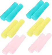 Protect Your Nail Tools 12 Pack Silicone Manicure Scissors Handle Covers Cuticle Handle Sleeve for Beauty Salons Home Use