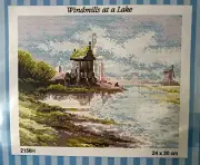 Printed needlepoint tapestry Canvas Only Orchidea 24x30 cm Windmill