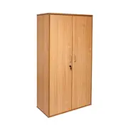 Full Door Cabinet Beech 900Mm W X 450Mm D X 1800Mm H - Flat Pack Delivery