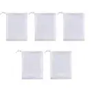 5 X Soap foaming net saver bag suds bubbles maker skin care bath bubble mesh