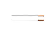 2x Tramontina 75cm Stainless Steel Skewers Barbecue Home Kitchen Grill Cooking