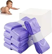 8 Pieces Nappy Bin Refills,Biodegradable Nappy Bags Scented,Smellproof Nappy Sacks Compatible with Various Refill Cassettes,Capacity of 290 Nappies(Purple)