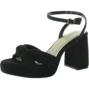 Jewel Badgley Mischka Womens Tyler Knotted Platform Ankle Strap Shoes BHFO 9741