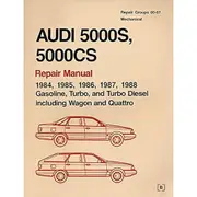 [Bentley] Audi 5000s , 5000cs 1984-1988 2 Volumes Set Repair Manual