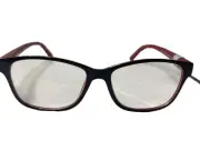 Foster Grant Glossed reading glasses, Kinley, red +1.00.