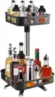 Gominimo 2 Tier 360° Rotating Carbon Steel Spice Rack in Square Shape for Kit...