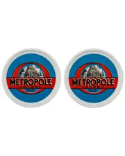 Rosanna Set of 2 The Grand Tour London Coasters: Metropole