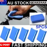 5x Truck Car Clay Bar Kit Auto Vehicle Detailing Cleaning Remove Wash Blue Mud*