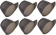 BAZEITFLOW 6pcs Stackable Hair Dye Bowls Portable Plastic Color Mixing and Tinting Bowls for DIY Hair Coloring Projects Home Use and Salon Applications Heat Resistant and Versatile Coloring