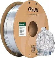 eSUN 3D Printing Filament PLA Silk Color Spool 1.75mm 1KG Dimensional Accuracy +/- 0.05mm for 3D Printers,Silver
