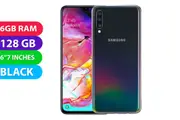 Samsung Galaxy A70 (128GB, Black) - Refurbished (Excellent)