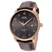 Mido Baroncelli Jubilee Automatic Chronometer Men's Watch - Anthracite Dial, Ros