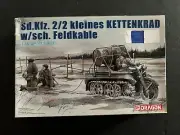 Dragon 6128 -1/35 Sd.Kfz.2/2 kleines Kettenkrad w/sch.Feldkable