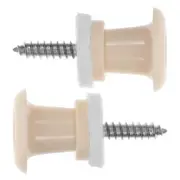 2 Pcs Guitar Strap Lock Portable Useful Plastic Strap Lock Mushrooms Head Guitar