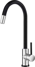 Hafele Mixer Tap Two Tone Black and Stainless Steel