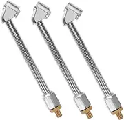 GRIRIW 3pcs Multipurpose Air Chuck Nozzles for Car Bike Quick Connect Locking Air Chuck Fitting for Tire Infl