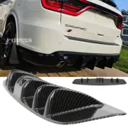7 Fins Rear Bumper Diffuser Spoiler Splitter For Dodge Durango R/T SRT 2011-2025