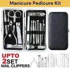 Nail Clippers Acne Needle Scissors Ear Spoon Scraper Manicure Pedicure tools kit