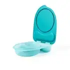 TUPPERWARE BABY TODDLER LUNCH SET WITH CUTLERY AQUA