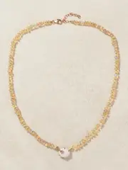 [Andrea Fohrman] Andrea Fohrman - Mini Galaxy 14-karat Rose Gold Opal And Diamond Necklace - One size One size Gold