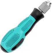 Screwdriver Handle, 6.35mm Quick Change Grip, 4.69 Inches Ergonomic Anti Slip Design, Locking Replacement Accessory for Appliance Repair and Tasks