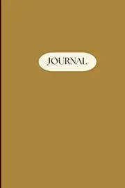 100 Page Lined Notebook - Earth Brown Ochre Journal