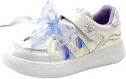 =ME(イコールミー) Equal Me Kids Girls Shoes, Sneakers, Court Sneakers, Colors, Stylish, Cute, Velcro, Elastic Cord, Lace Ribbon