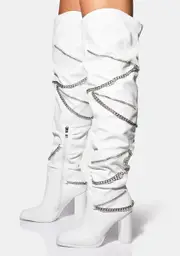 [AZALEA WANG] Don't Stop Knee High Boots