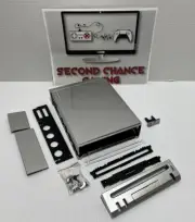 Nintendo Wii Console Custom Silver Case Kit -for a RVL-001- Case Only No Console