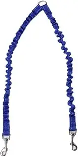 Double Dog Leash - Force Absorbing Bungee Feature - Dual Dog Leash No Tangle - Quality Dog Leash - Leash Splitter Bungee - 2 Dog Leash Tangle Free (Black, One Size)