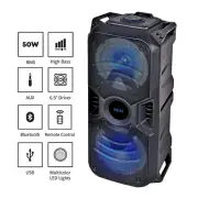 AKAI PartyMate Pro PM-50P | 50W RMS| Karaoke Bluetooth Outdoor Party Speaker
