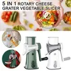 Rotary Food Slicer Chopper Cheese Grater Fruit Vegetable Shredder Cutter 5 V9L4