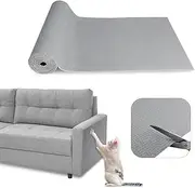 Cat Scratching Mat, 40CM x 200CM Self-Adhesive Cat Scratch Carpet Protector, Trimmable Replacement Cat Carpet Pad for Cat Tree Wall Cat Scratching Post Carpet DIY Couch Protector (15.8"x 78.7"-Gray)