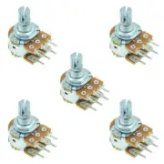 5 x 5K Logarithmic 16mm Stereo Splined Potentiometer
