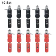 10 Pairs Banana Screw Plugs and Socket Connectors for Multi Purpose Use