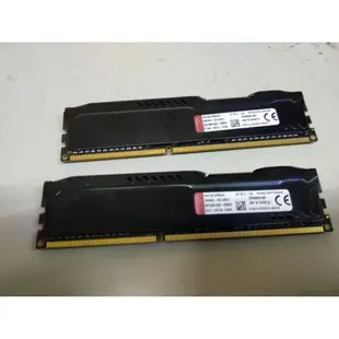 大台北 永和 二手 記憶體 RAM Kingston 金士頓 HX318C10FBK2/8 DDR3-1866 4G*2