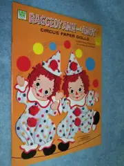 1974 Whitman - Raggedy Ann & Andy Circus Paper Dolls