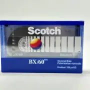 Scotch BX/60 90 Minute Normal Bias Cassette Tape - Factory Sealed