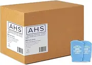 AMERICAN HOSPITAL SUPPLY Anti-Slip Socks | Ice Blue Grip Socks | Infant| Case of 300 Pairs (50 Packs of 6 Pairs)