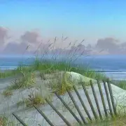 Seascape Tile Backsplash Mike Brown Beach Art Ceramic Mural MBA028
