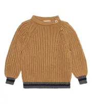 [1 + in the Family] 1 + in the Family Baby Pablo ribbed-knit sweater M 12 beige