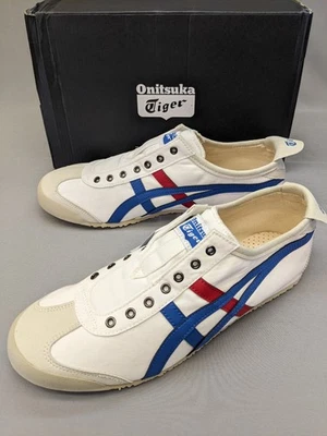 Onitsuka Tiger Mexico 66 Slip-On White/Tricolor 1183A360-121 Size US 4