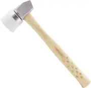Ultra-Light Weight Aluminum White Rubber Capped Flooring Mallet