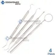Dental Tartar Calculus Plaque Remover, Tooth Scraper, Dental Mirror & Scaler Set